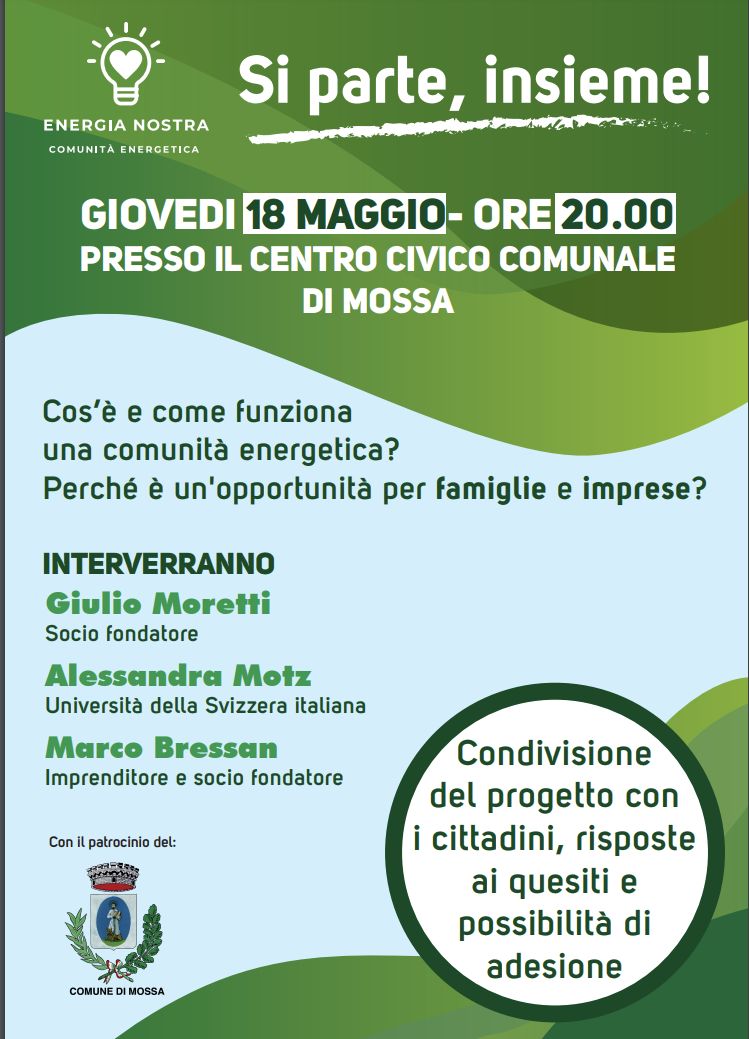 Scopri di più sull'articolo Si parte! 18 maggio, ore 20:00, a Mossa