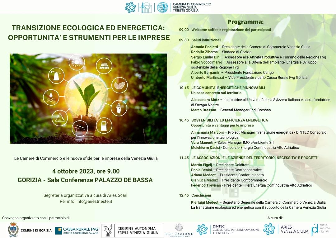 Scopri di più sull'articolo Comunità energetiche e imprese: ne parliamo a Gorizia il 4 ottobre